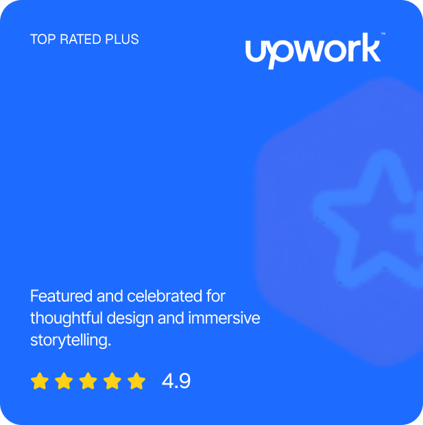 MMStudio Upwork rating of 4.9