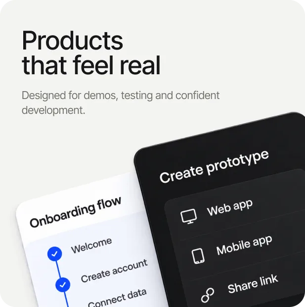 MMStudio product approach from onboarding to prototype