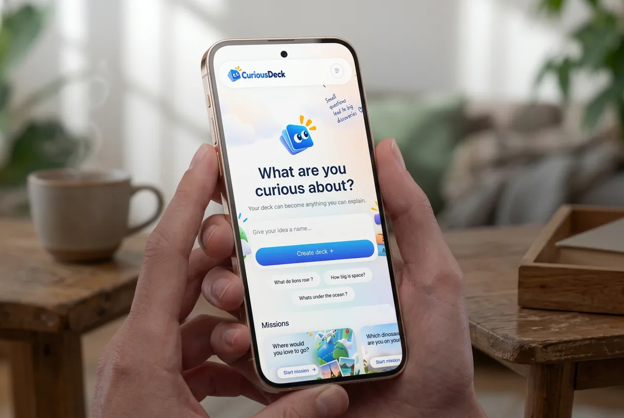 CuriousDeck | An Interactive Learning and Discovery Platform