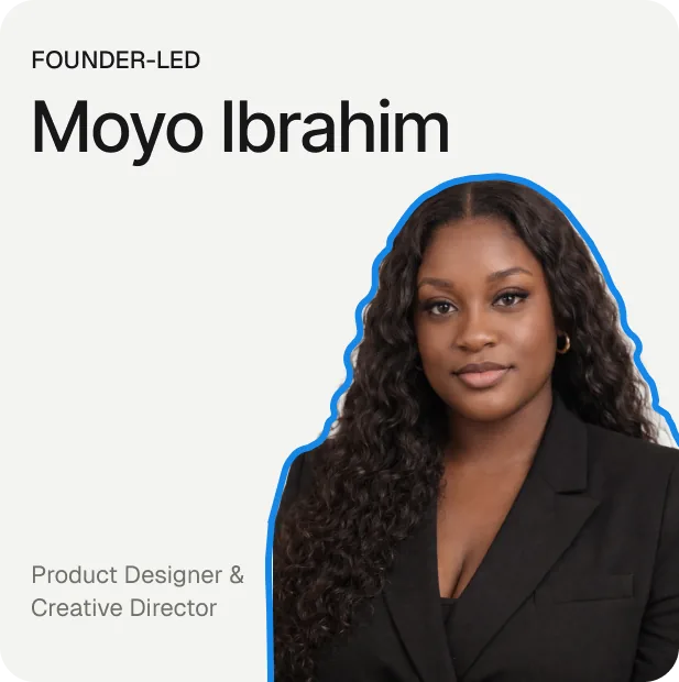Moyo Ibrahim, Product Designer and Creative Director